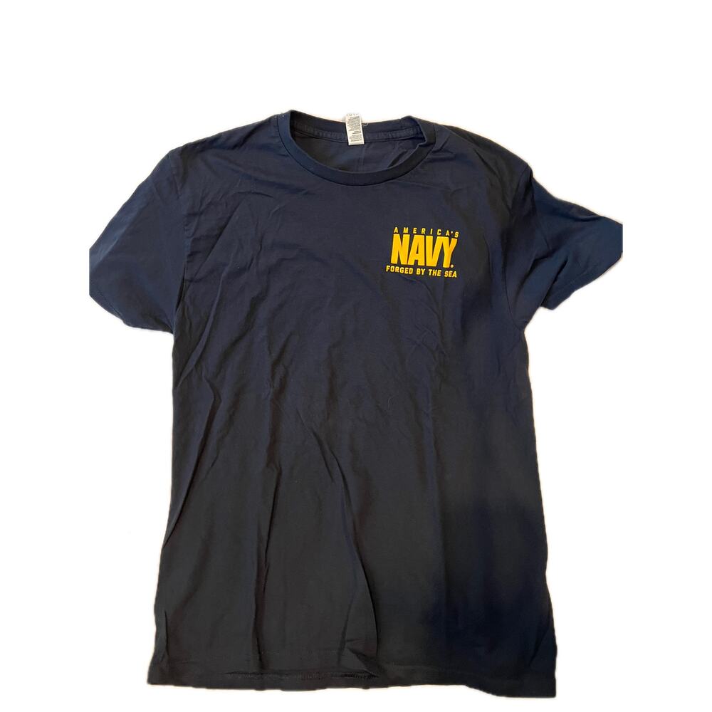 US Navy Forge by the Sea T-Shirt Mens L